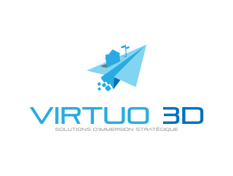 Virtuo 3D logo design by Dhieko