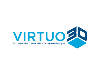 Virtuo 3D logo design by denfransko