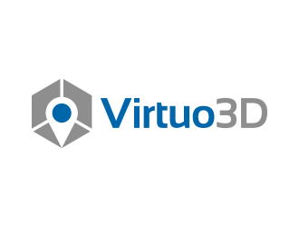 Virtuo 3D logo design by lexipej