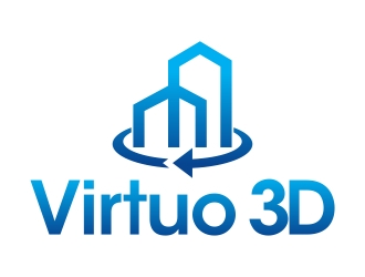 Virtuo 3D logo design by cikiyunn