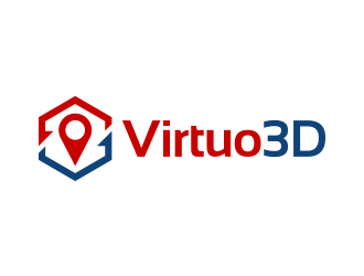 Virtuo 3D logo design by lexipej