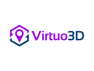 Virtuo 3D logo design by lexipej