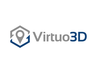 Virtuo 3D logo design by lexipej