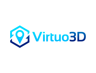 Virtuo 3D logo design by lexipej