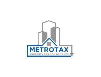 Metrotax Property Tax Consultants logo design by luckyprasetyo