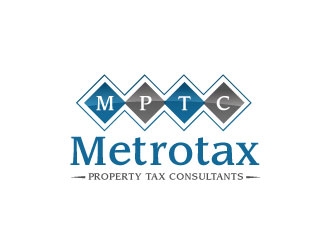 Metrotax Property Tax Consultants logo design by Webphixo