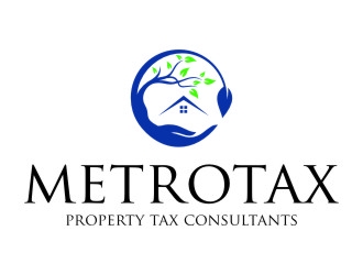 Metrotax Property Tax Consultants logo design by jetzu