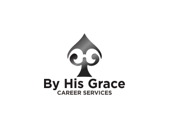 By His Grace Career Services logo design by Greenlight