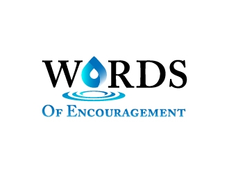 Words Of Encouragement  logo design by BeezlyDesigns