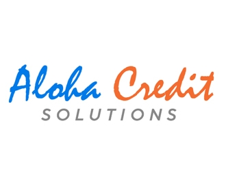 Aloha Credit Solutions logo design by Roma