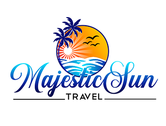 Majestic Sun Travel logo design by 3Dlogos
