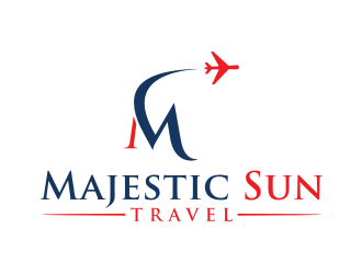 Majestic Sun Travel logo design by puthreeone