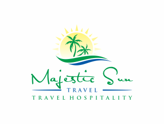 Majestic Sun Travel logo design by menanagan