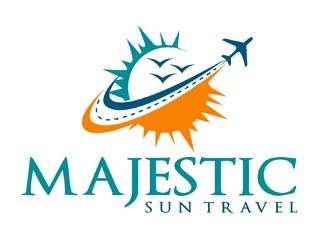 Majestic Sun Travel logo design by creativemind01