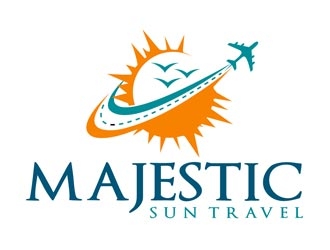 Majestic Sun Travel logo design by creativemind01