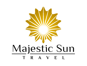 Majestic Sun Travel logo design by Coolwanz