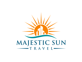 Majestic Sun Travel logo design by amsol