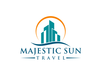Majestic Sun Travel logo design by amsol