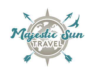 Majestic Sun Travel logo design by serprimero