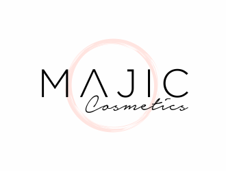 MAJIC Cosmetics  logo design by scolessi