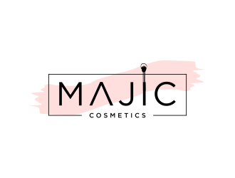 MAJIC Cosmetics  logo design by haidar