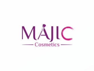 MAJIC Cosmetics  logo design by Ulid