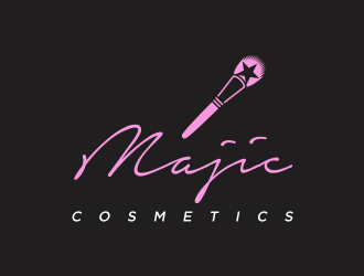 MAJIC Cosmetics  logo design by santrie