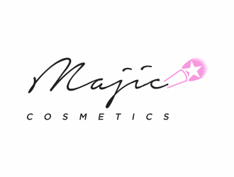 MAJIC Cosmetics  logo design by santrie