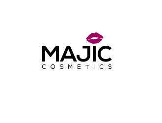 MAJIC Cosmetics  logo design by grea8design