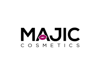 MAJIC Cosmetics  logo design by grea8design