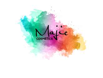 MAJIC Cosmetics  logo design by grea8design
