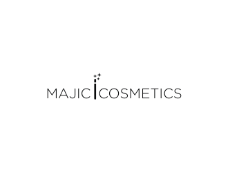 MAJIC Cosmetics  logo design by Adundas