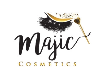MAJIC Cosmetics  logo design by zinnia
