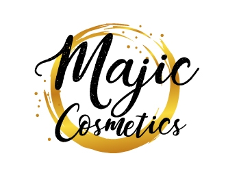 MAJIC Cosmetics  logo design by AamirKhan