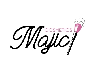 MAJIC Cosmetics  logo design by Mardhi