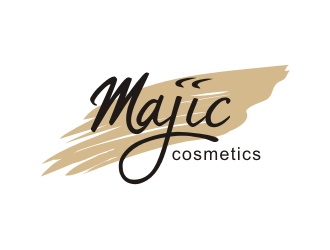 MAJIC Cosmetics  logo design by amitdesigner