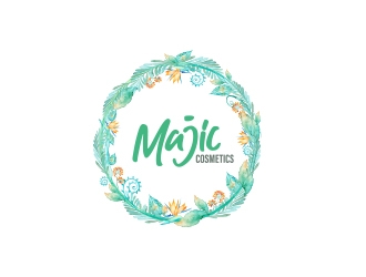 MAJIC Cosmetics  logo design by adm3