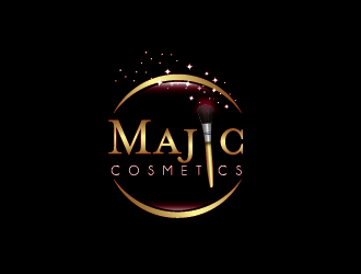 MAJIC Cosmetics  logo design by SiliaD