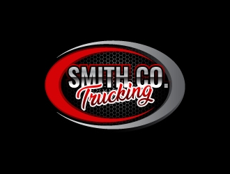 Smith Co. Trucking logo design by aryamaity