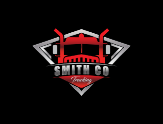 Smith Co. Trucking logo design by nona