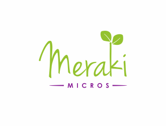 Meraki Micros logo design by scolessi