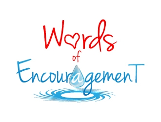 Words Of Encouragement  logo design by MUSANG