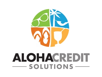 Aloha Credit Solutions logo design by Abril