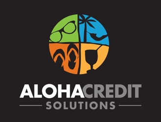 Aloha Credit Solutions logo design by Abril