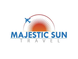 Majestic Sun Travel logo design by webmall