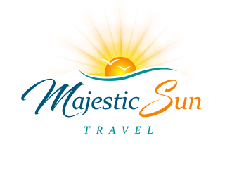 Majestic Sun Travel logo design by BeDesign