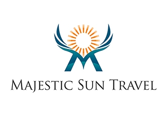 Majestic Sun Travel logo design by SteveQ