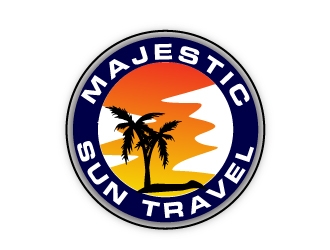Majestic Sun Travel logo design by AamirKhan