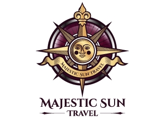 Majestic Sun Travel logo design by jpdesigner