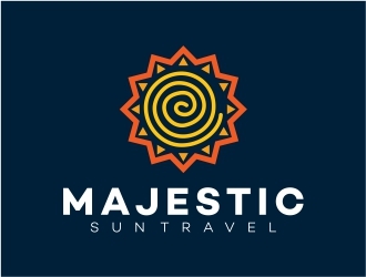 Majestic Sun Travel logo design by Alfatih05